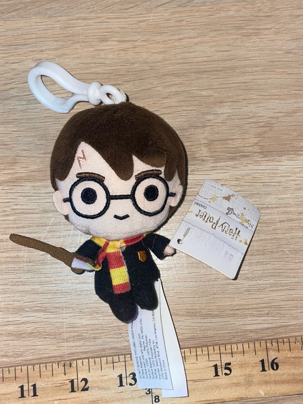 4" Plush Charm Bag Clip - Harry Potter - Harry Potter